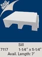 (LF) PVC Sill #7117   1-1/4 x 5-1/4