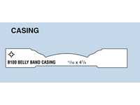 (LF) #B100 Belly Band Casing 11/16"x4-1/4" Bay #93 - SOLD BY LF