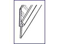 3' Randall Economy Door Sweep for Gaps up to 1-1/8" - Mill